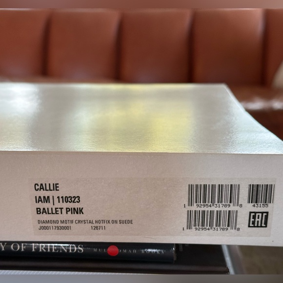 JIMMY CHOO - Authentic Handbag. Ballet Pink, Diamond Motif, Crystal on Suede. - Picture 5 of 9